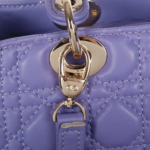 jumbo lady dior lambskin leather 6325 light purple